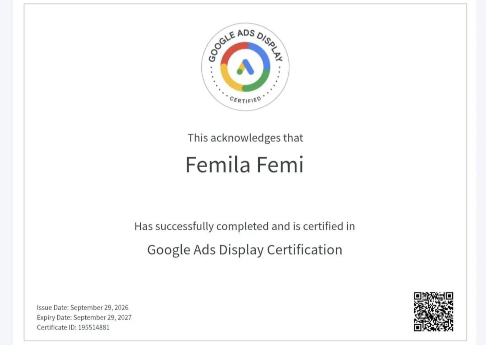Home google ads link